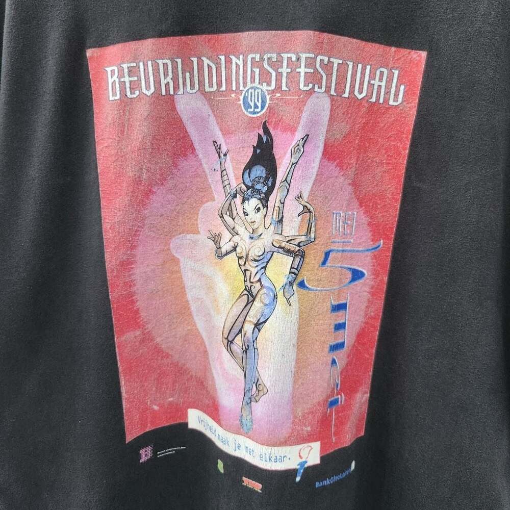 Basic Wear Bevrijdingsfestival 1999 Liberation Day Vintage T-Shirt
